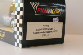 Pink-kar Audi Union Type C Zilver No.22 nr CV 012 in OVP. Nieuw!