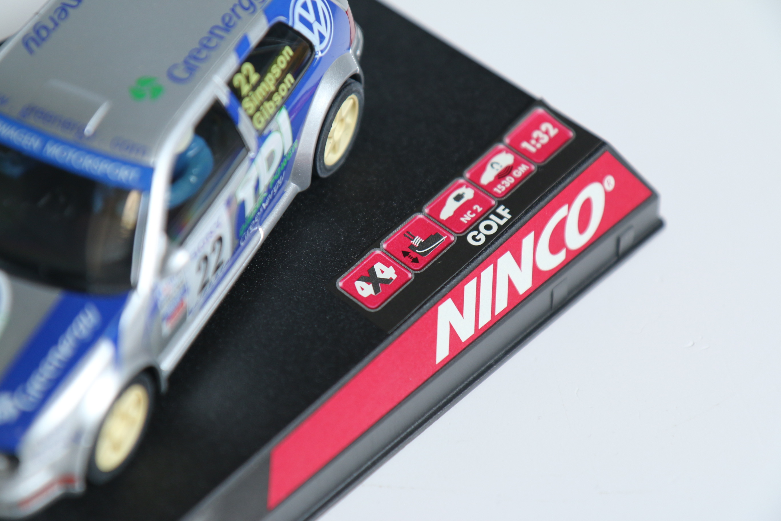 Ninco VW Golf TDI 4WD Rally No.22 nr 50243 in OVP!