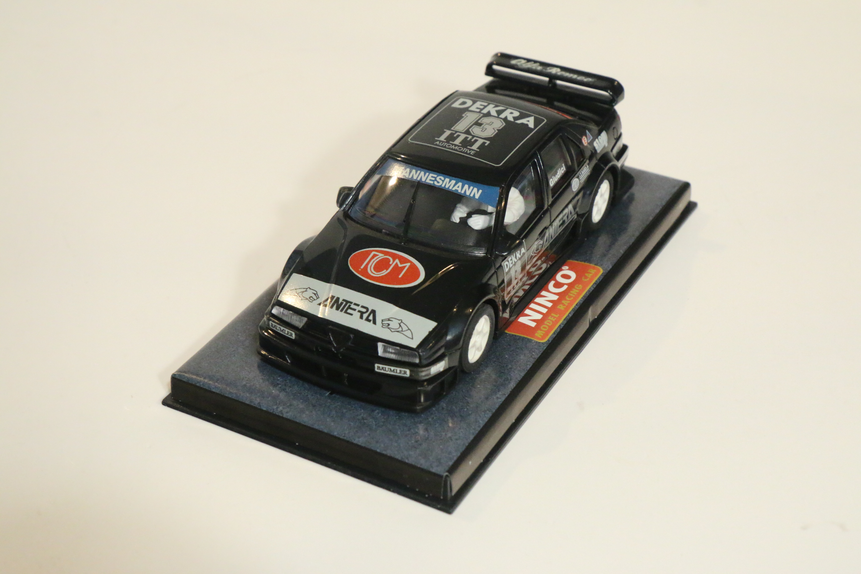Ninco Alfa Romeo 155 V6TI Antera Zwart No.13 nr 50156 in OVP!
