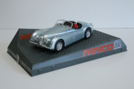 Ninco Jaguar XK120 Zilverblauw Limited Edition Nr. 91015 in OVP.