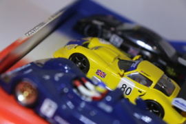 FLY 24h Le Mans 3x Test auto set Lister Storm/Porsche/Marcos nr. LM01 in OVP. SPECIALE AANBIEDING !