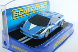 Scalextric Lamborgini Gallardo 'Polizia' met zwaailampen nr. C2876 in OVP.