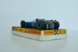 Fleischmann Auto-Rallye. Ferrari blauw 16-spaaks nr. 3201 in OVP.