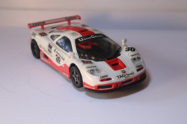 Ninco Mclaren F1 GTR  Wit/Rood #30 nr. 50153/  Bespeeld