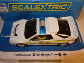 Scalextric Ford RS200 Police Edition.   nr. C4341 in  Nieuw in OVP !