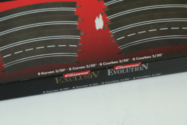 Carrera ExclusiV/ Evolution/ Digital OVP 6 x Bocht 3/30 nr. 20573 *4 in OVP!