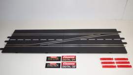 Carrera ExclusiV/Evolution Digital baanwissel-set  links nr. 30343.  3*