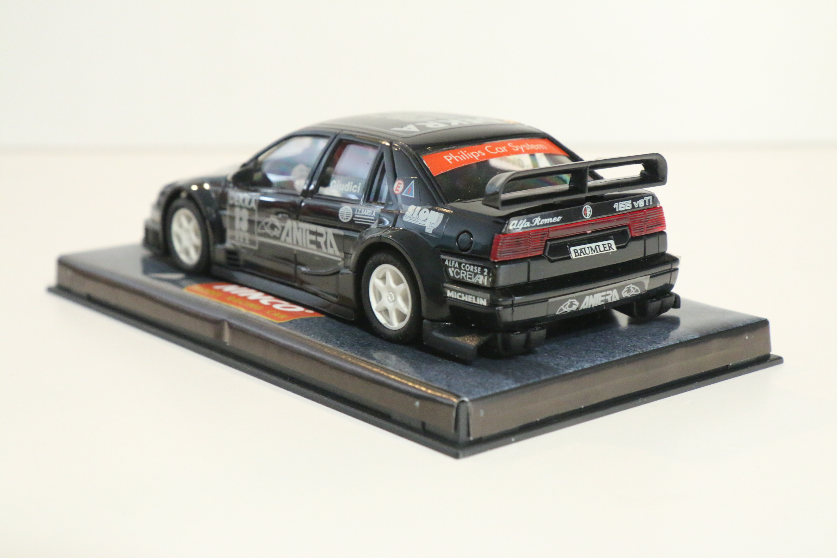 Ninco Alfa Romeo 155 V6TI Antera Zwart No.13 nr 50156 in OVP!