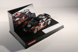 Carrera Evolution Porsche 918 Spyder  No. 25.  zwart met rode striping.   nr. 27472.