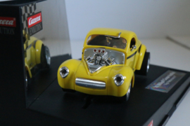 Carrera Evolution Willy's Coupe Hot Rod geel nr. 27267 in OVP.
