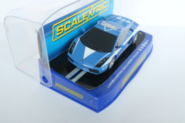 Scalextric Lamborgini Gallardo 'Polizia' met zwaailampen nr. C2876 in OVP.