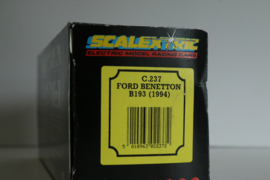 Scalextric Ford Bennetton B193 No.6 nr. C237 in OVP. Nieuw!