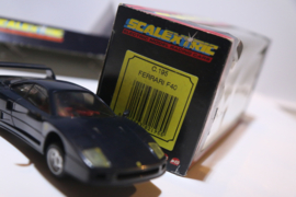Scalextric Ferrari F40 donkerblauw nr. C195 in OVP.