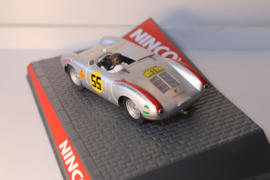 Ninco Porsche 550 Spyder #55 zilver/rood nr. 50476 in OVP.