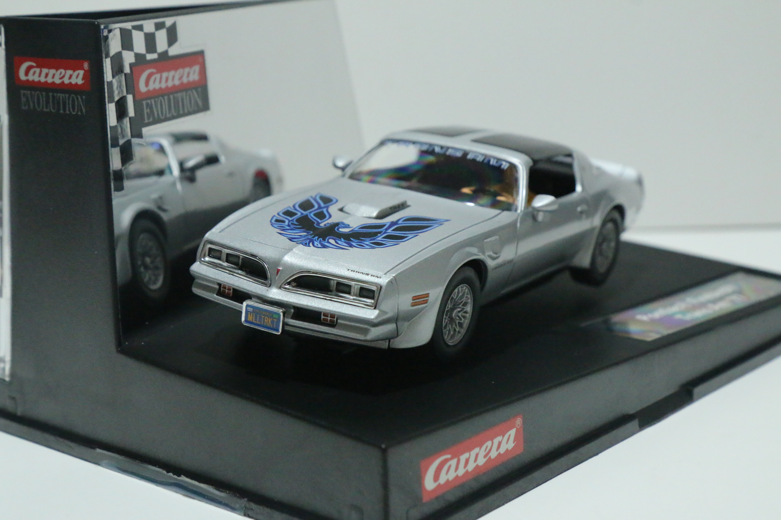Carrera Evolution Pontiac Firebird Trans-AM zilver nr. 27299 in OVP!