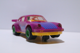 Scalextric Jokers Porsche 911 Paars/Geel nr. C466 in OVP.