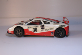 Ninco Mclaren F1 GTR  Wit/Rood #30 nr. 50153/  Bespeeld