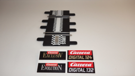 Carrera ExclusiV/Evolution/Digital passtuk 1/4 recht met start balk