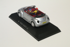 Scalextric VW New Beetle cabrio zilvergrijs nr. C2314 in OVP.