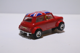 Scalextric Mini Cooper Rood met Union Jack nr. C398 in OVP.