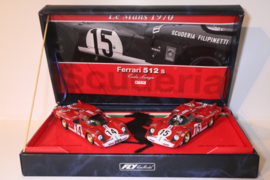 FLY Ferrari 512S 2x Le Mans 1970 Limited Edition #14 en #15  nr. TEAM02 in OVP. SPECIALE AANBIEDING !