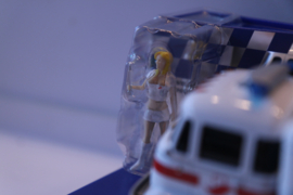 Carrera Digital 132 Ambulance met figuur nr. 30943 in OVP.