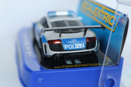 Scalextric Audi R8 Polizei met zwaailichten en sirene nr. C3374 in OVP.