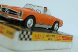 Fleischmann Auto-Rallye. Mercedes 280SL oranje nr. 3260 in OVP.