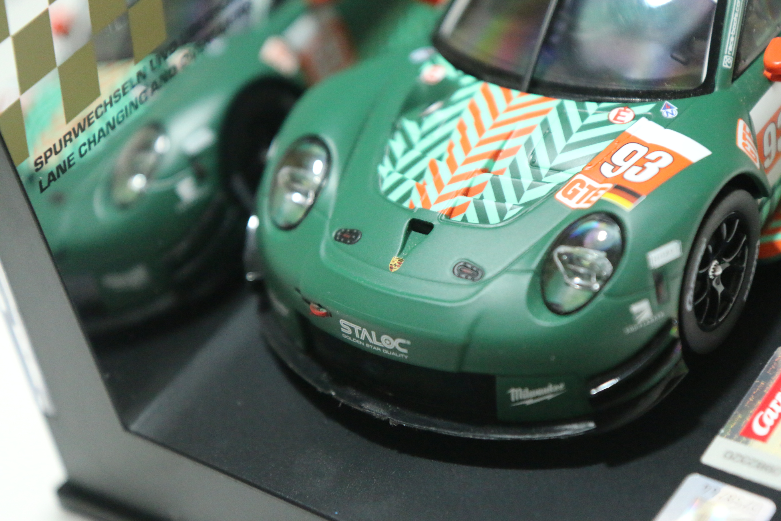 Carrera Digital 124 Porsche 911 RSR groen No.93 nr. 23950 in OVP!