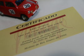 Scalextric Classic Seat 600 rood   ref.nr. 8333.