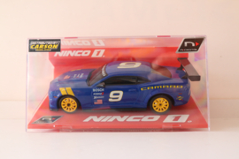 Ninco Digital Chevrolet Camaro Blauw No.9 nr. 2475 NIN55051 in OVP.