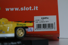 NIEUW! Slot-It Ferrari 512M Le Mans '71 No.15 nr. CA51c in OVP. Nieuw!