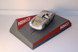Ninco Porsche 550 Spyder #55 zilver/rood nr. 50476 in OVP.