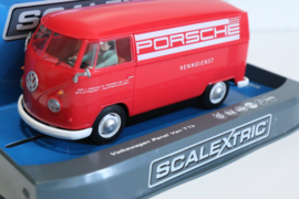 Scalextric VW T1B Panel Van ''Porsche Renndienst uitvoering'' nr. C3755 in OVP.