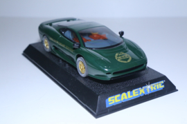 Scalextric Jaguar XJ220 NSCC SPECIAL groen nr. C2137 in OVP.