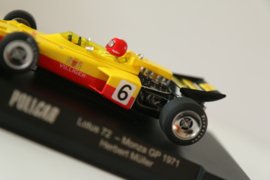 POLICAR Lotus 72  geel nr.6  CAR02h  Monza CP 1971