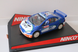Ninco Peugeot 307 WRC OMV blauw No.7 nr. 50412 in OVP.