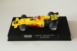 POLICAR Lotus 72  geel nr.6  CAR02h  Monza CP 1971