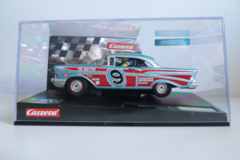 Carrera Evolution Chevrolet Bel Air '57 blauw/rood No.9 nr. 27526 in OVP.