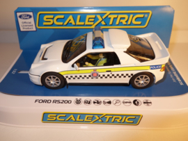 Scalextric Ford RS200 Police Edition.   nr. C4341 in  Nieuw in OVP !