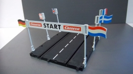 Carrera set vlaggen en start/ziel bord  nr. 51657