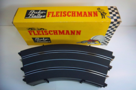 Fleischmann Auto-Rallye. Bocht 3112.   10 stuks in OVP geel