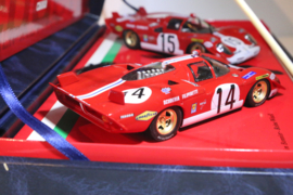 FLY Ferrari 512S 2x Le Mans 1970 Limited Edition #14 en #15  nr. TEAM02 in OVP. SPECIALE AANBIEDING !