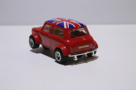 Scalextric Mini Cooper Rood met Union Jack nr. C398 in OVP.