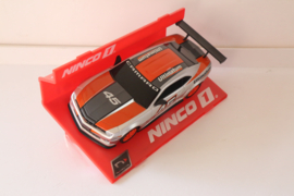 Ninco Digital Chevrolet Camaro Zilver/Oranje No.45 nr. 2475 NIN55058 in OVP.