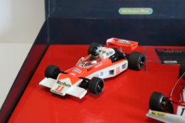 Scalextric F1 1976 Mclaren Ford M23 (Hunt) Ferrari 312T2 (Lauda) nr. C2558A Limited Edition in OVP. Nieuw!