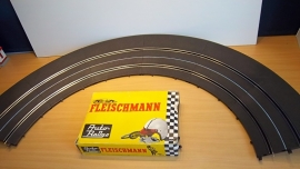 Fleischmann Auto-Rallye.  Kuipbocht 3152.     set in OVP geel