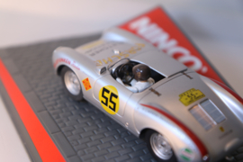 Ninco Porsche 550 Spyder #55 zilver/rood nr. 50476 in OVP.