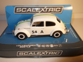 Scalextric witte VW Beetle  No. 54 A.   nr. C3745 in  Nieuw in OVP !