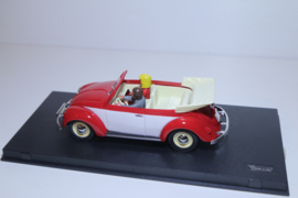 Pink-Kar VW Kever Cabrio Rojo Wit/Rood nr. CV027 in OVP.